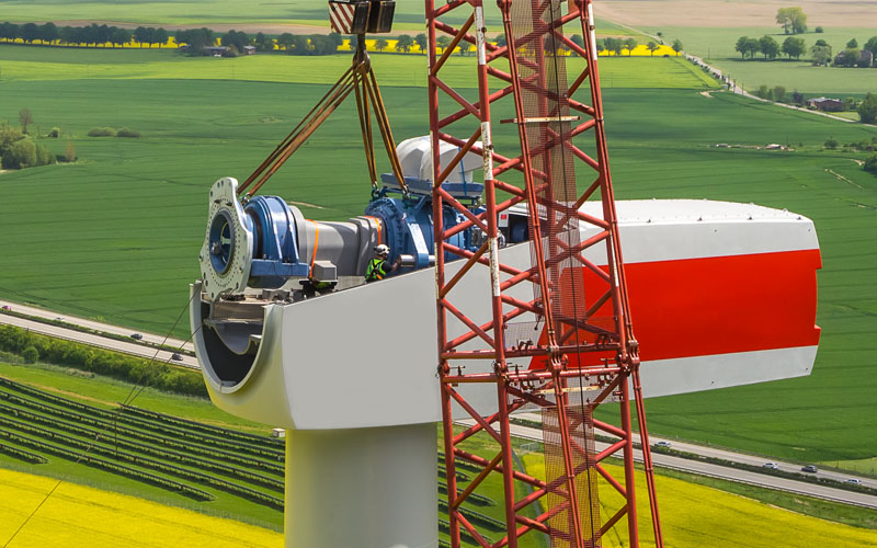 Repowering von Windparks